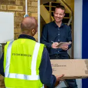 delivering parcels